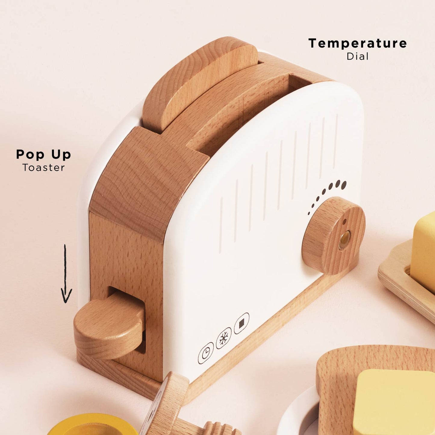 Pop-up Toaster and Breakfast Set - Toby Tiger UK