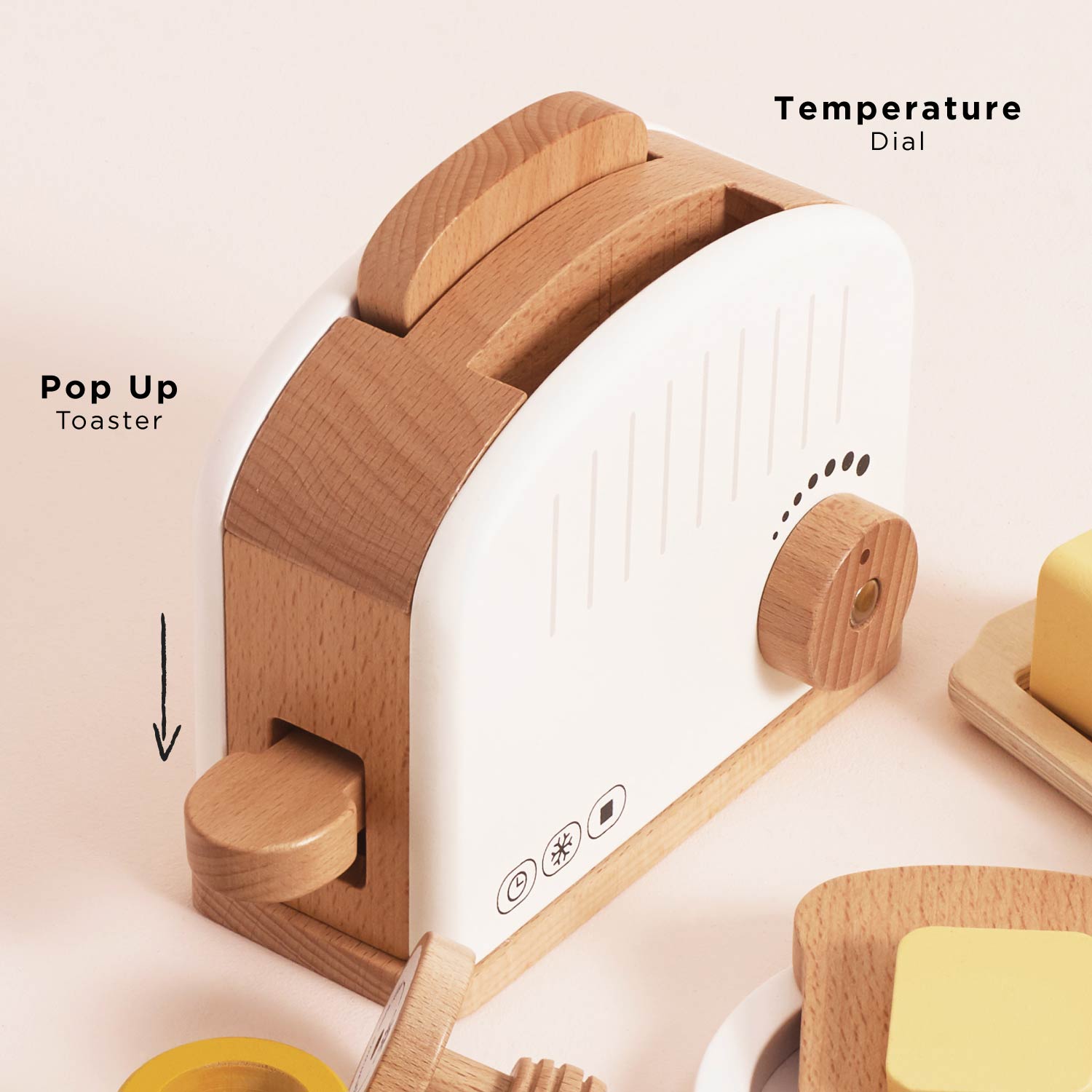 Pop-up Toaster and Breakfast Set - Toby Tiger UK