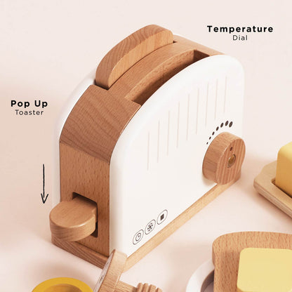 Pop-up Toaster and Breakfast Set - Toby Tiger UK