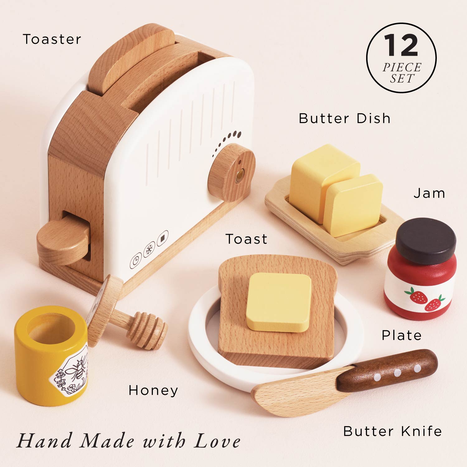 Pop-up Toaster and Breakfast Set - Toby Tiger UK