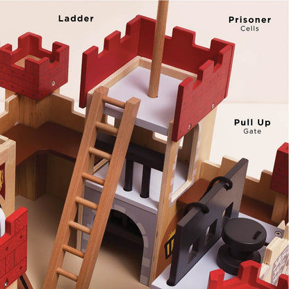 Lionheart Wooden Castle - Toby Tiger