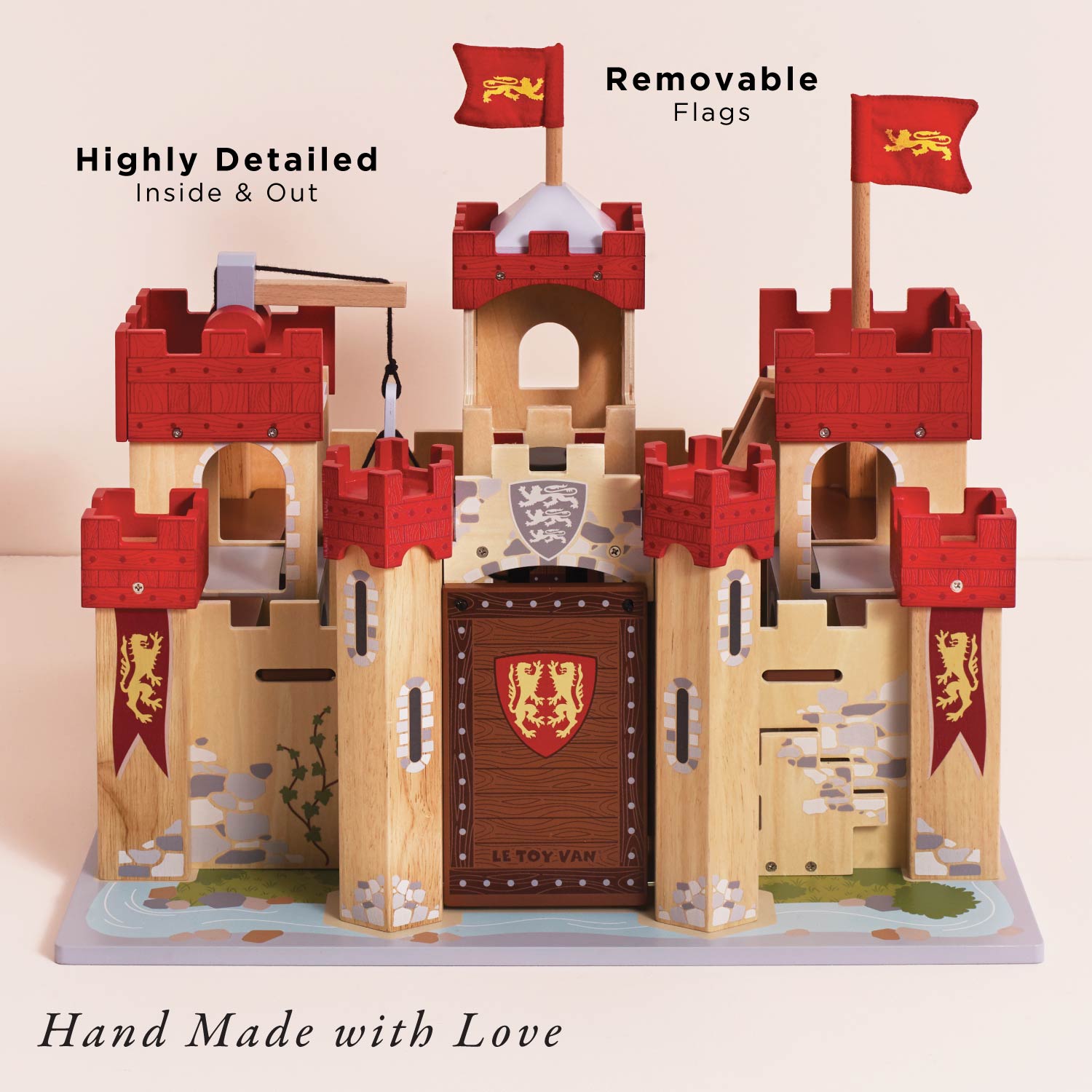 Lionheart Wooden Castle - Toby Tiger