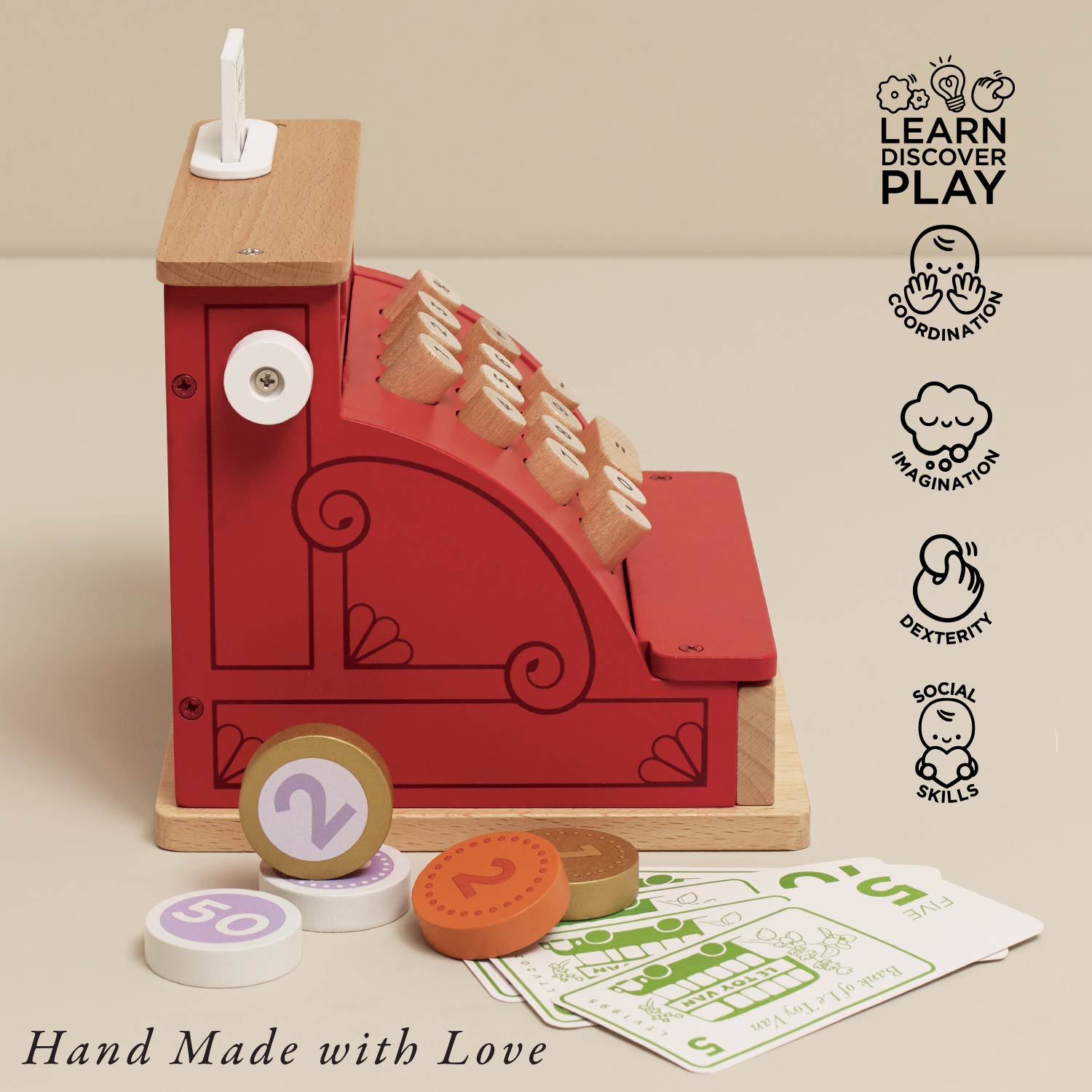 Shop Till - Cash Register & Money - Toby Tiger UK