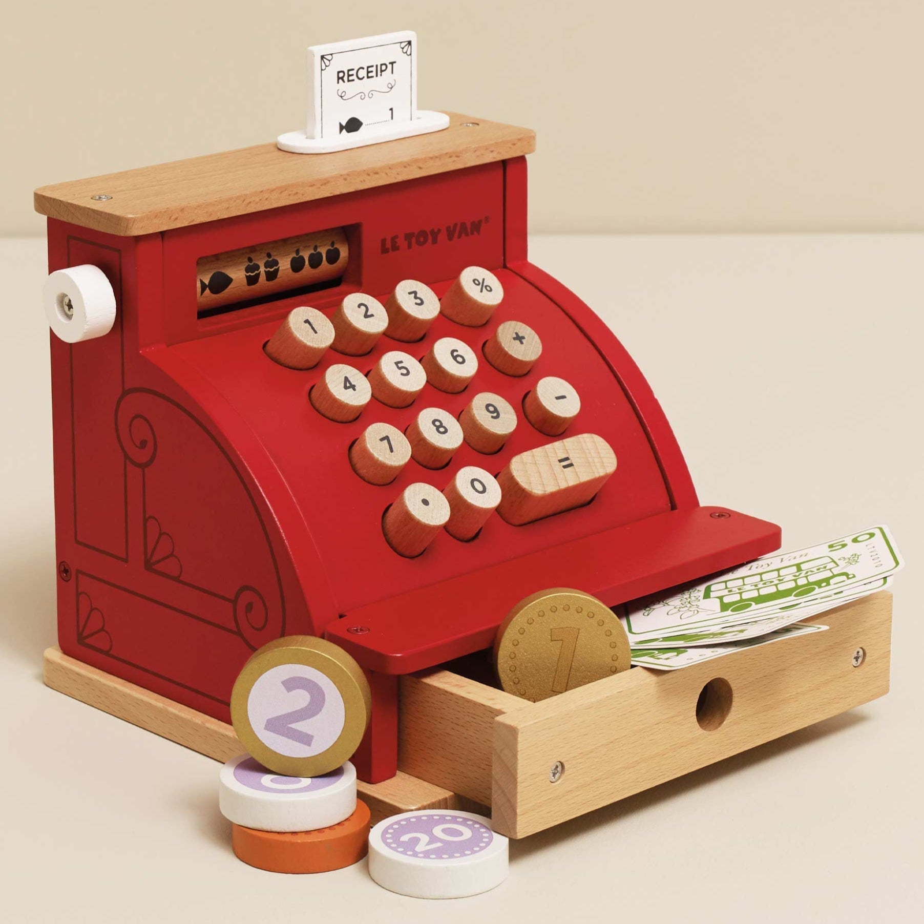 Shop Till - Cash Register & Money - Toby Tiger UK