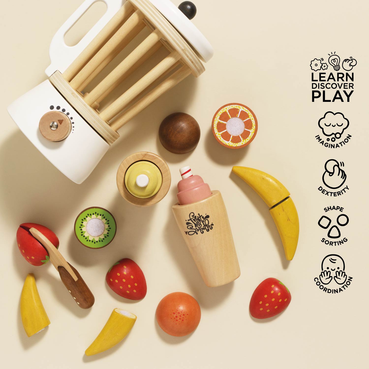 Fruit & Smoothie Blender Set - Toby Tiger UK