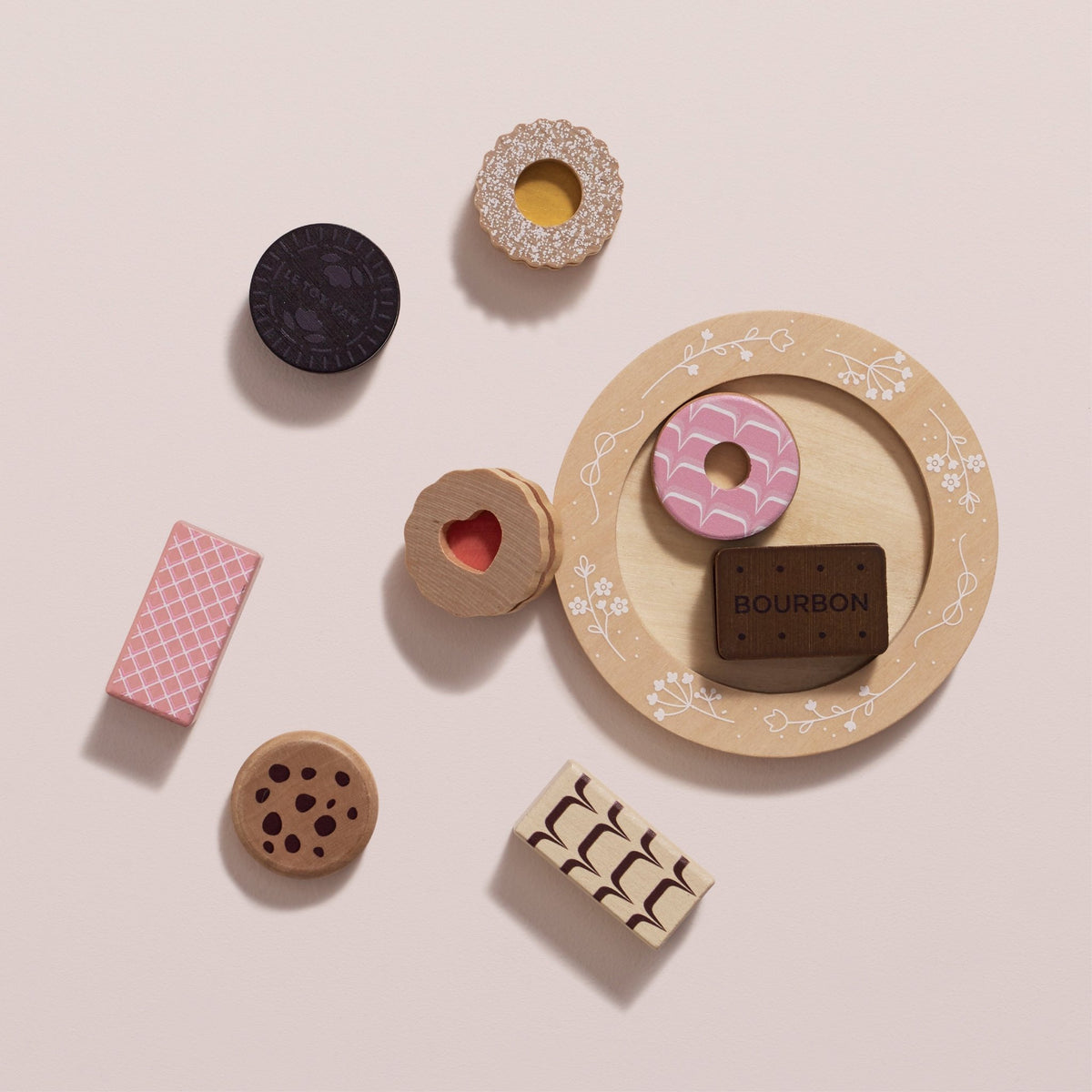 Biscuit & Cookie Set - Wooden Toy - Toby Tiger UK