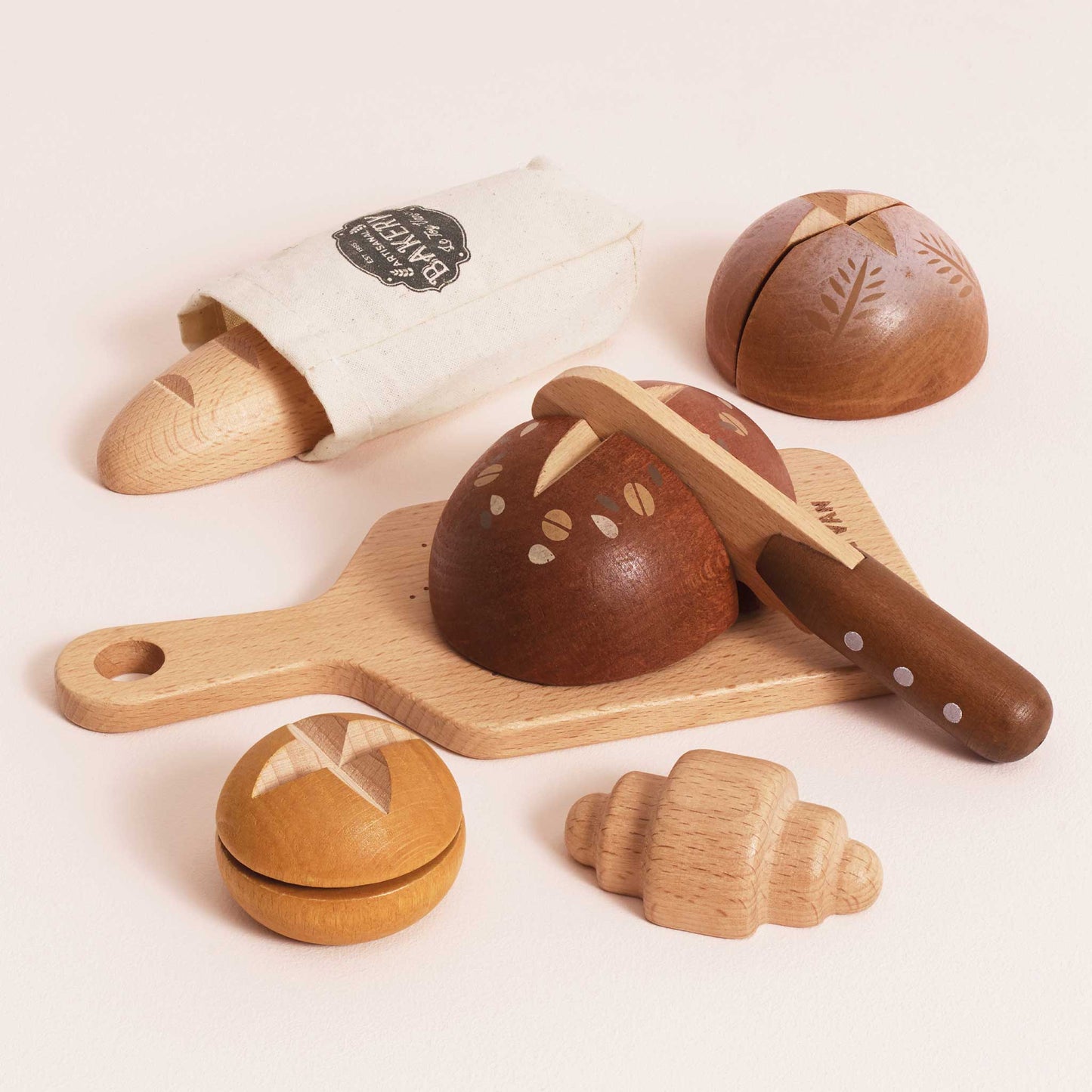Artisan Bread and Knife Set - Toby Tiger UK