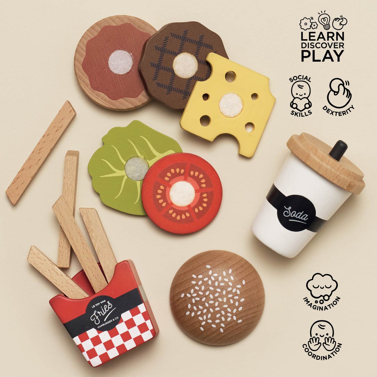Gourmet Hamburger Set - Toby Tiger UK