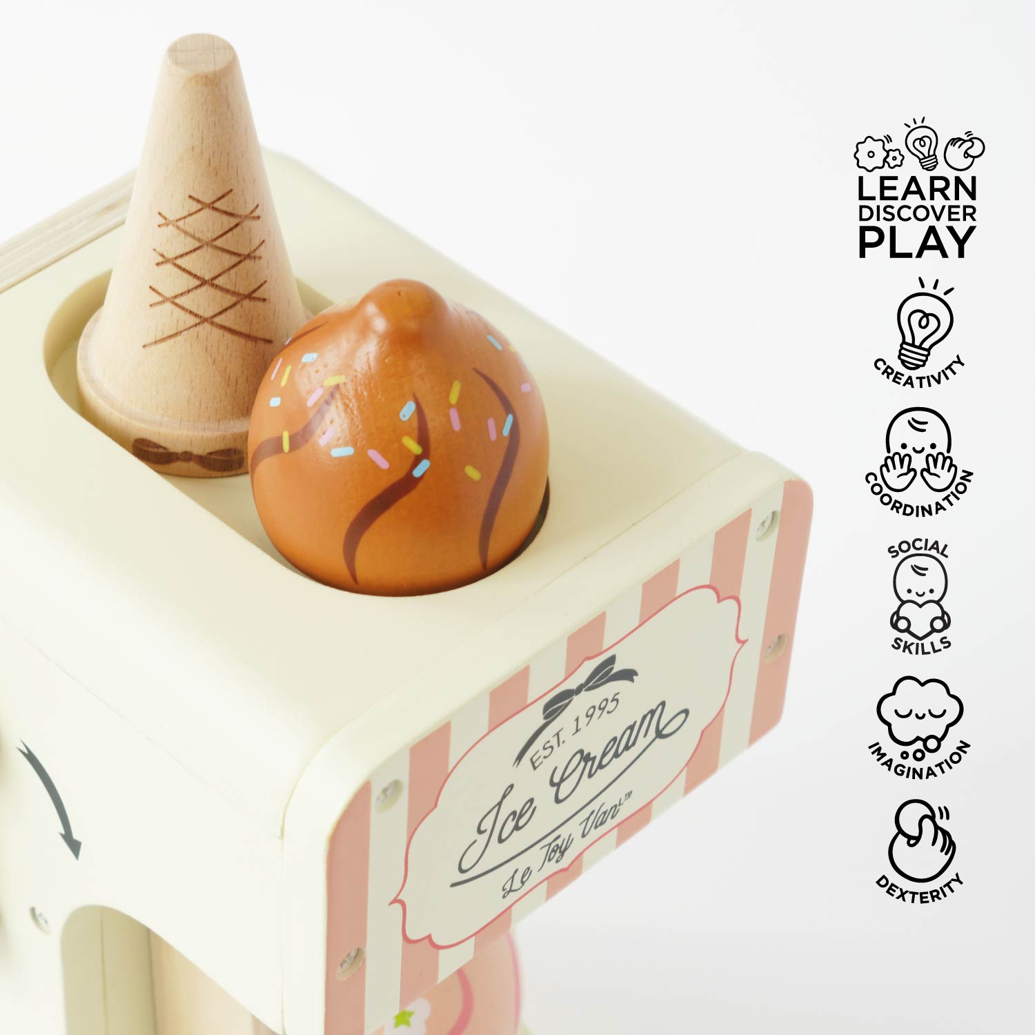 Ice Cream Machine & Play Food Cones - Toby Tiger UK