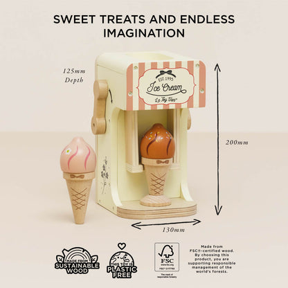 Ice Cream Machine & Play Food Cones - Toby Tiger UK