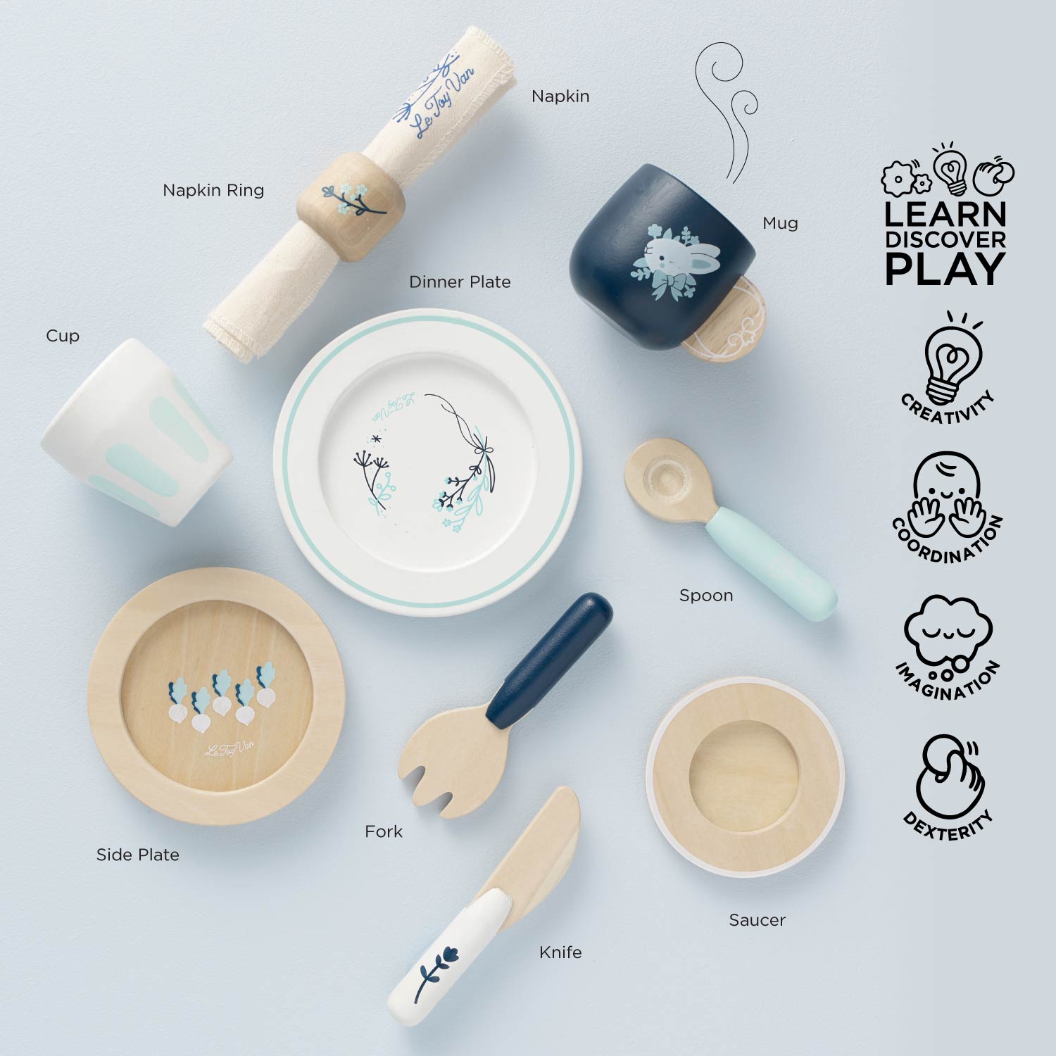 Cutlery & Dinner Set - Toby Tiger UK