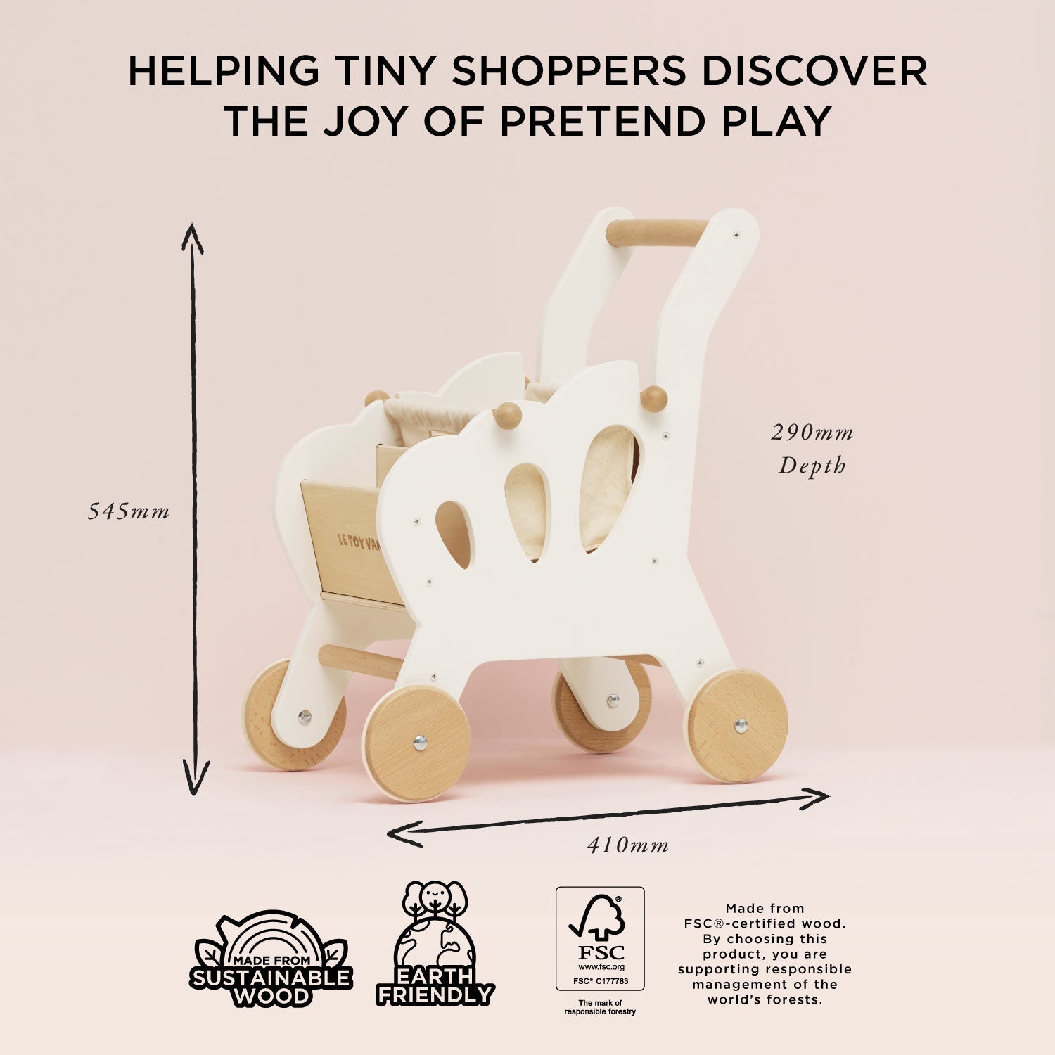 Shopping Grocery Trolley & Bag - Toby Tiger