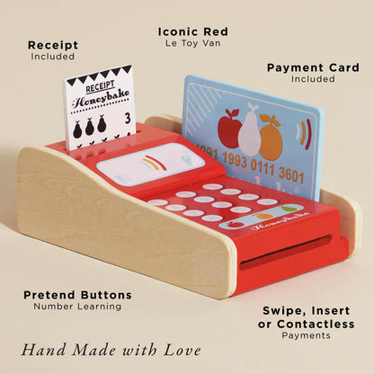 Wooden Shop Card Machine - Toby Tiger UK