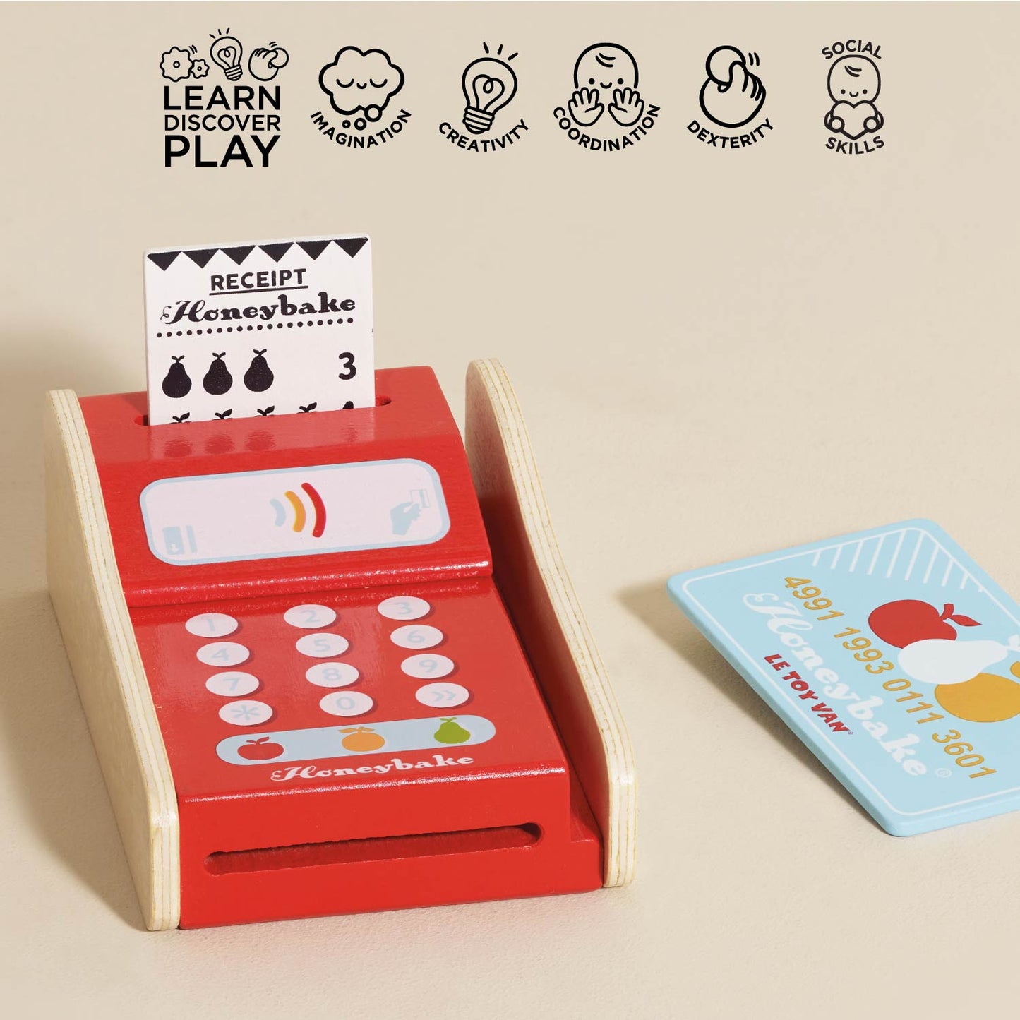 Wooden Shop Card Machine - Toby Tiger UK