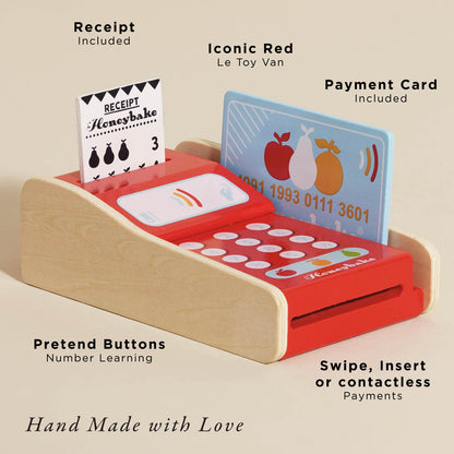 Wooden Shop Card Machine - Toby Tiger UK