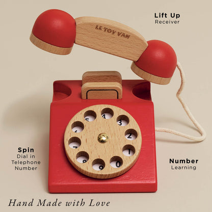 Vintage Wooden Phone - Toby Tiger UK