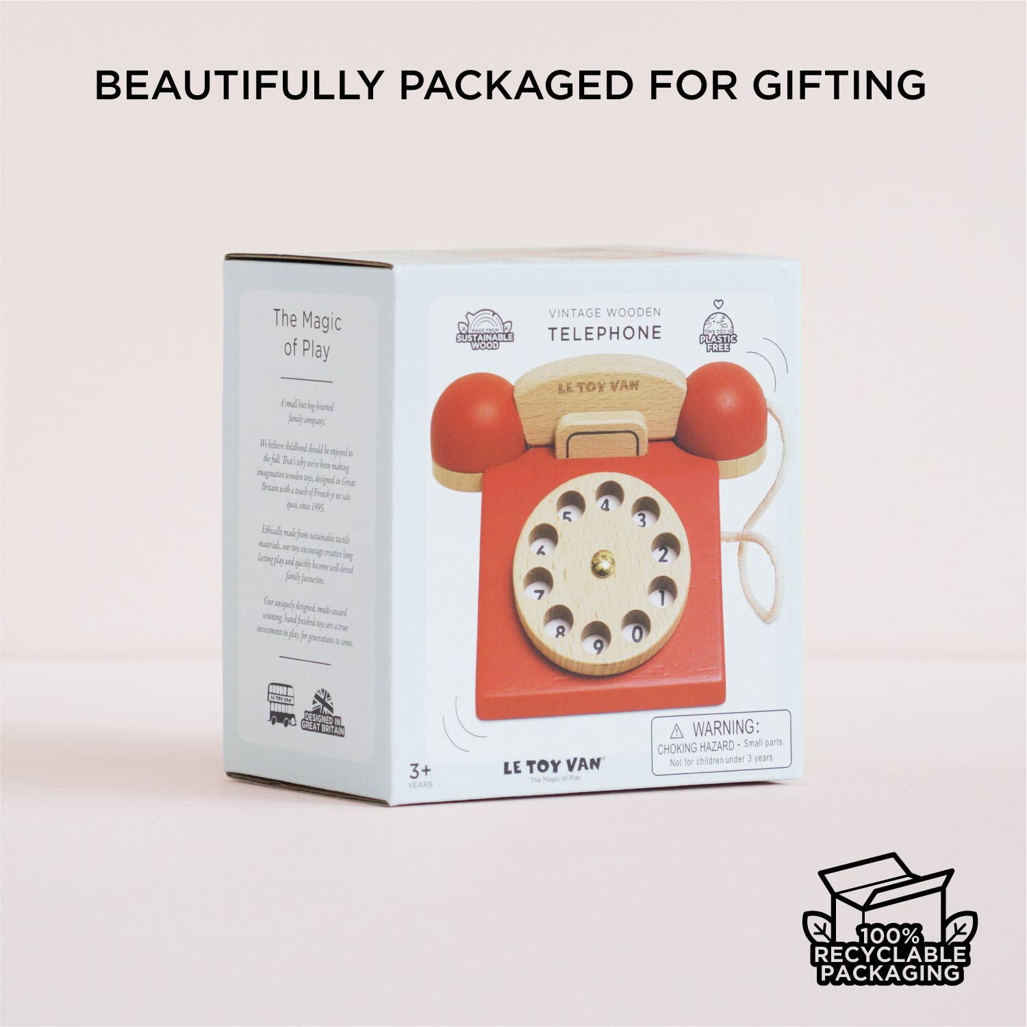 Vintage Wooden Phone - Toby Tiger UK