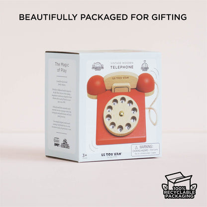 Vintage Wooden Phone - Toby Tiger UK