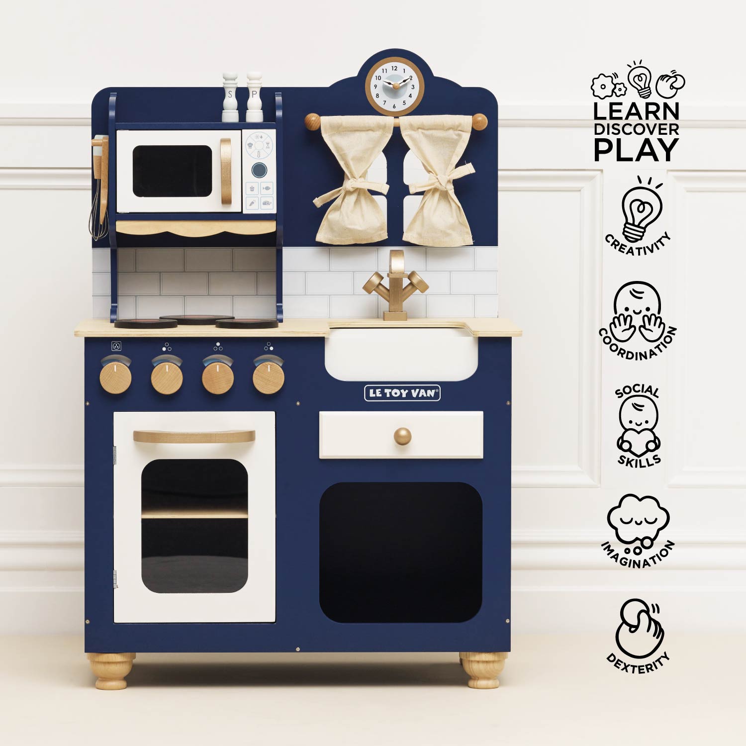 Oxford Wooden Play Kitchen - Toby Tiger