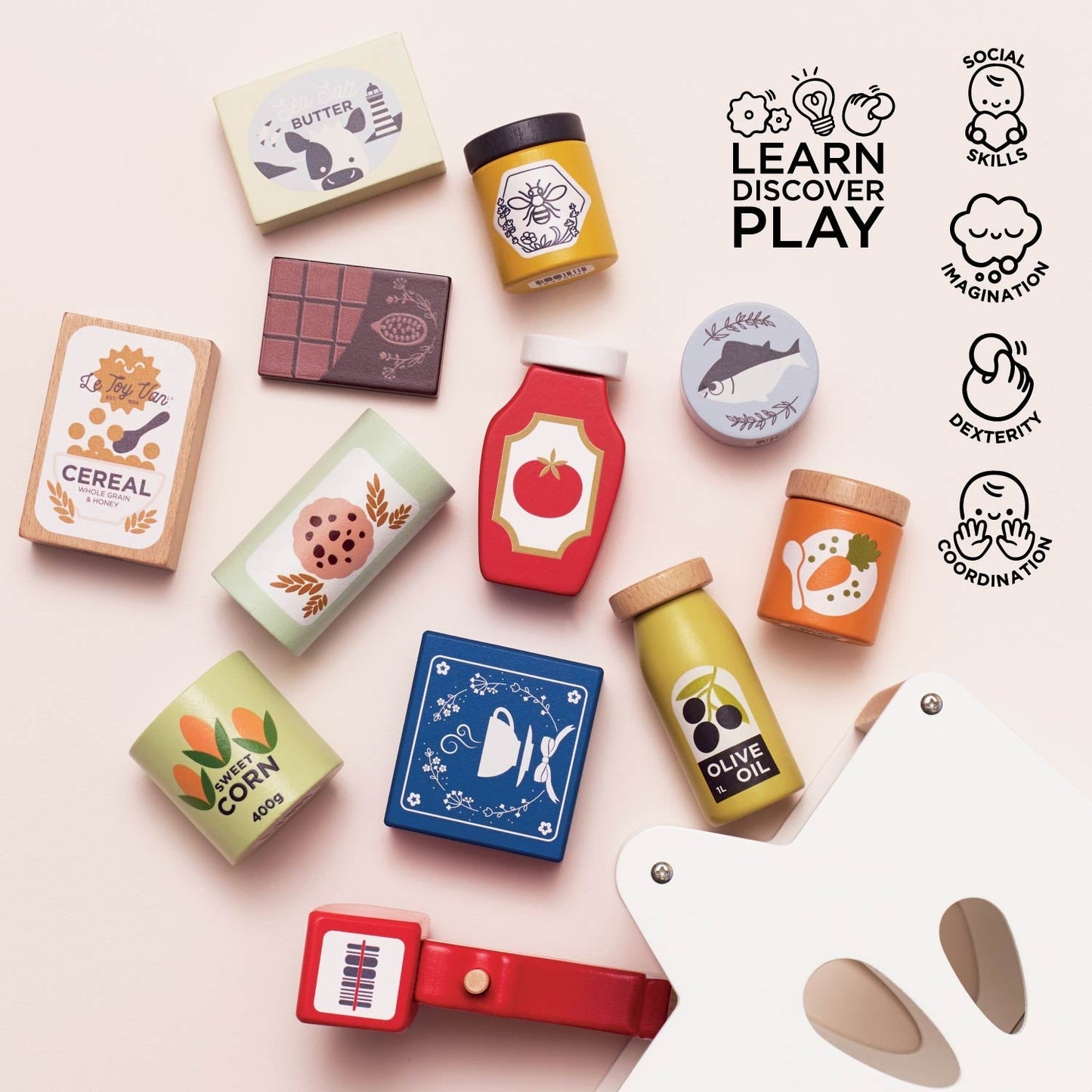 Groceries Set & Scanner - Toby Tiger