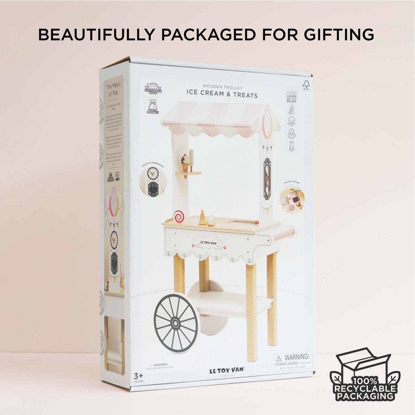 Ice Cream Trolley Market Stall - Toby Tiger