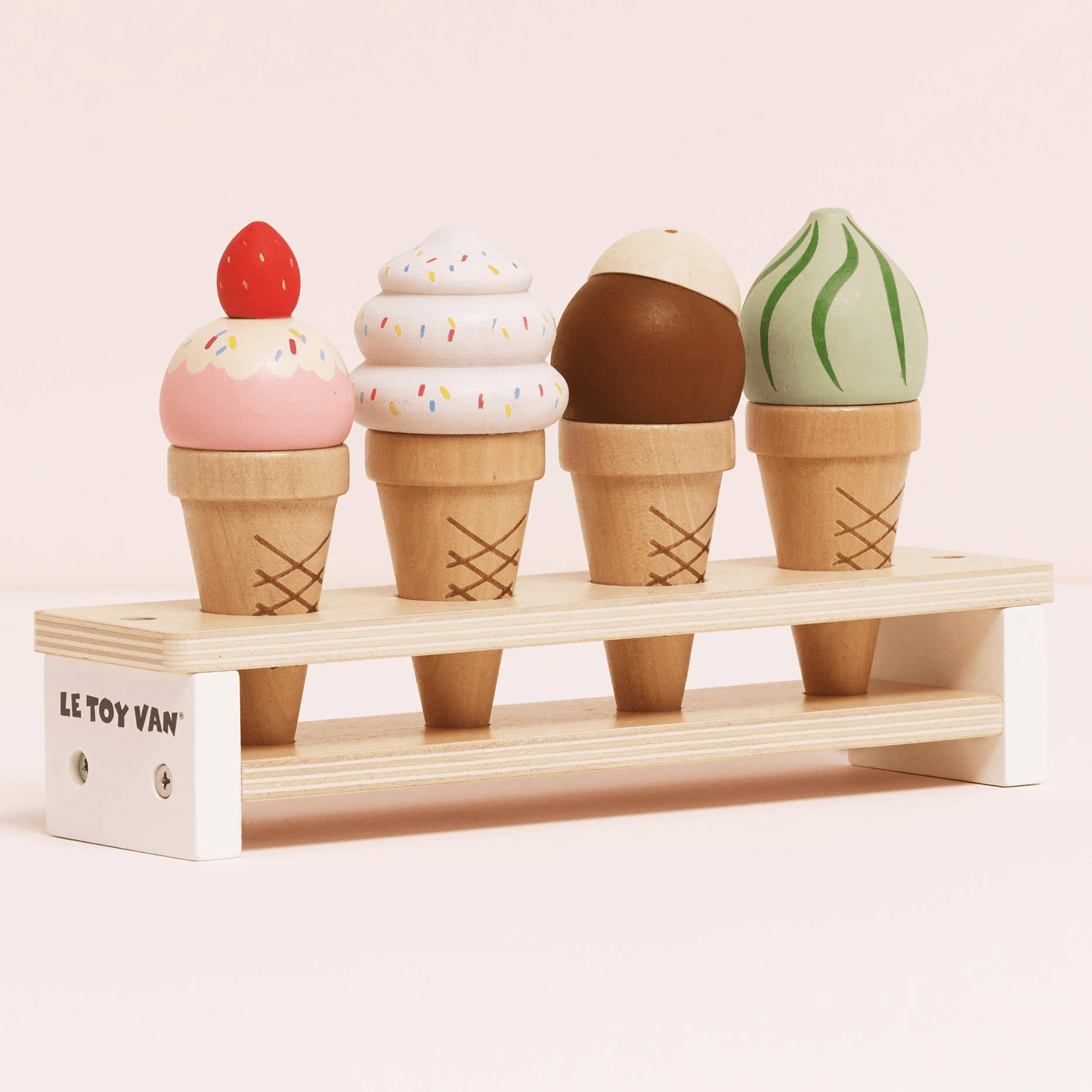 Wooden Ice Cream Cones Set - Toby Tiger UK