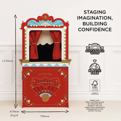 Retro Toy Puppet Theatre - Toby Tiger
