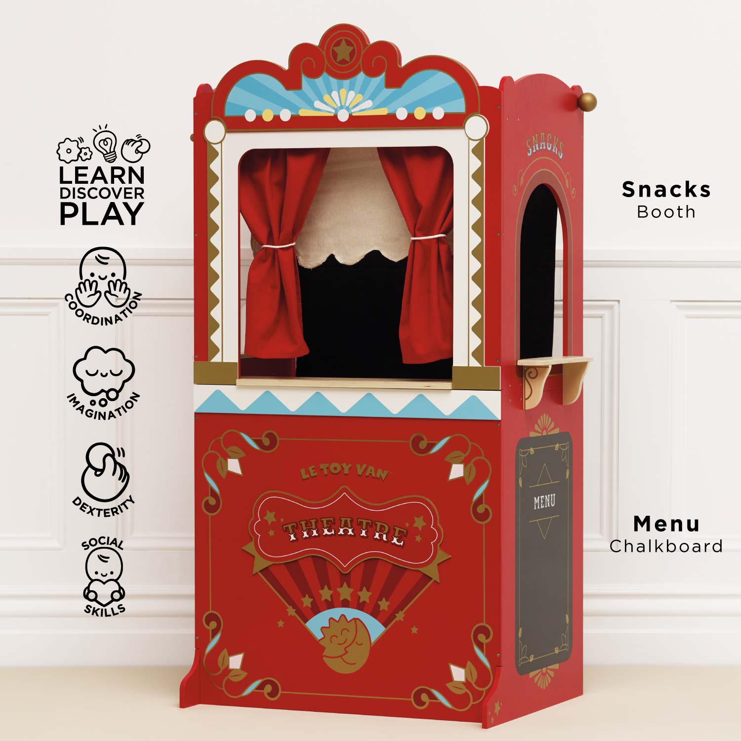 Retro Toy Puppet Theatre - Toby Tiger