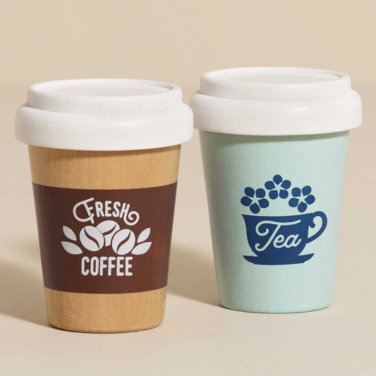 Tea & Coffee Reuseable Eco Cups - Toby Tiger UK