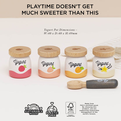 Yogurt Play Food Pack - Toby Tiger UK