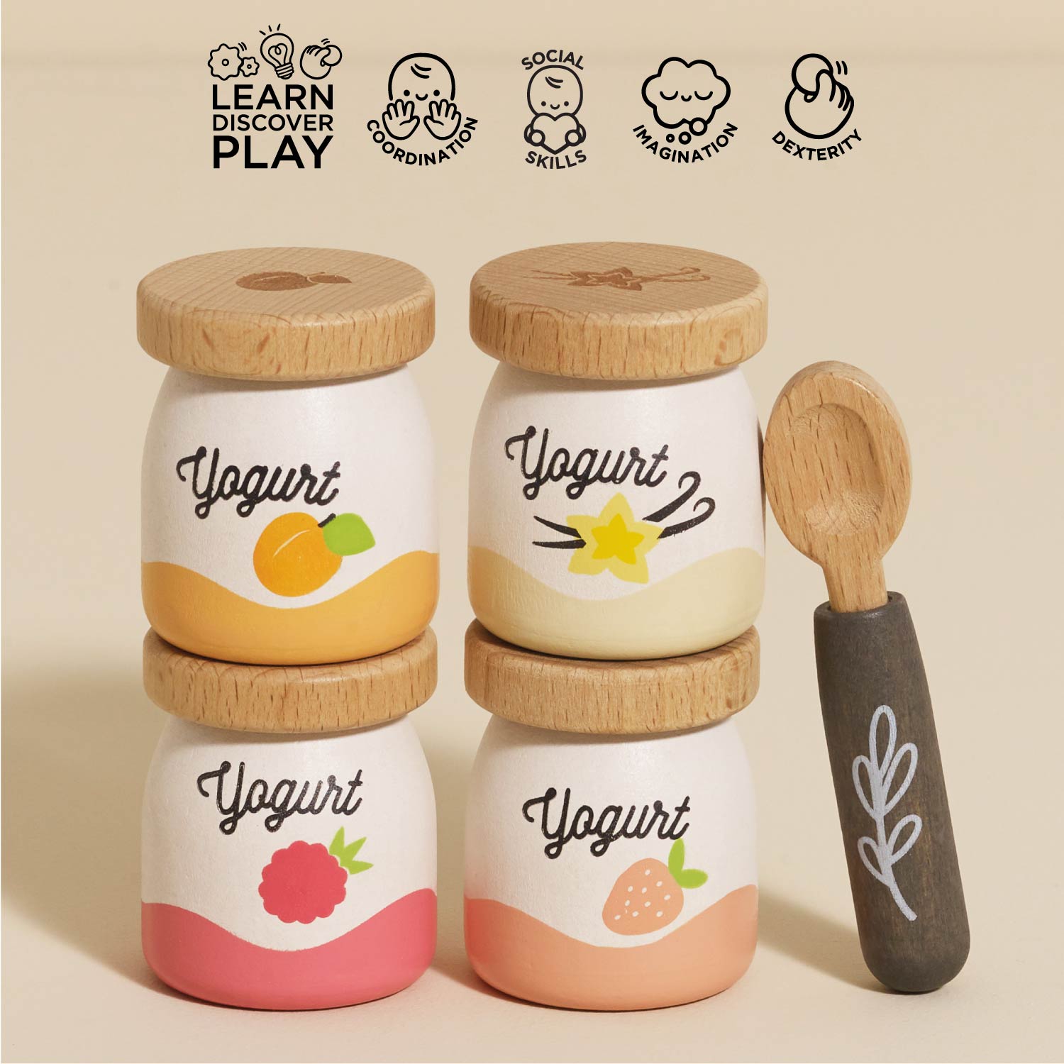 Yogurt Play Food Pack - Toby Tiger UK
