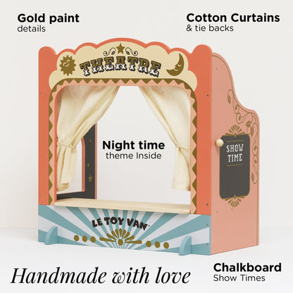 Tabletop Puppet Wooden Theatre - Toby Tiger UK