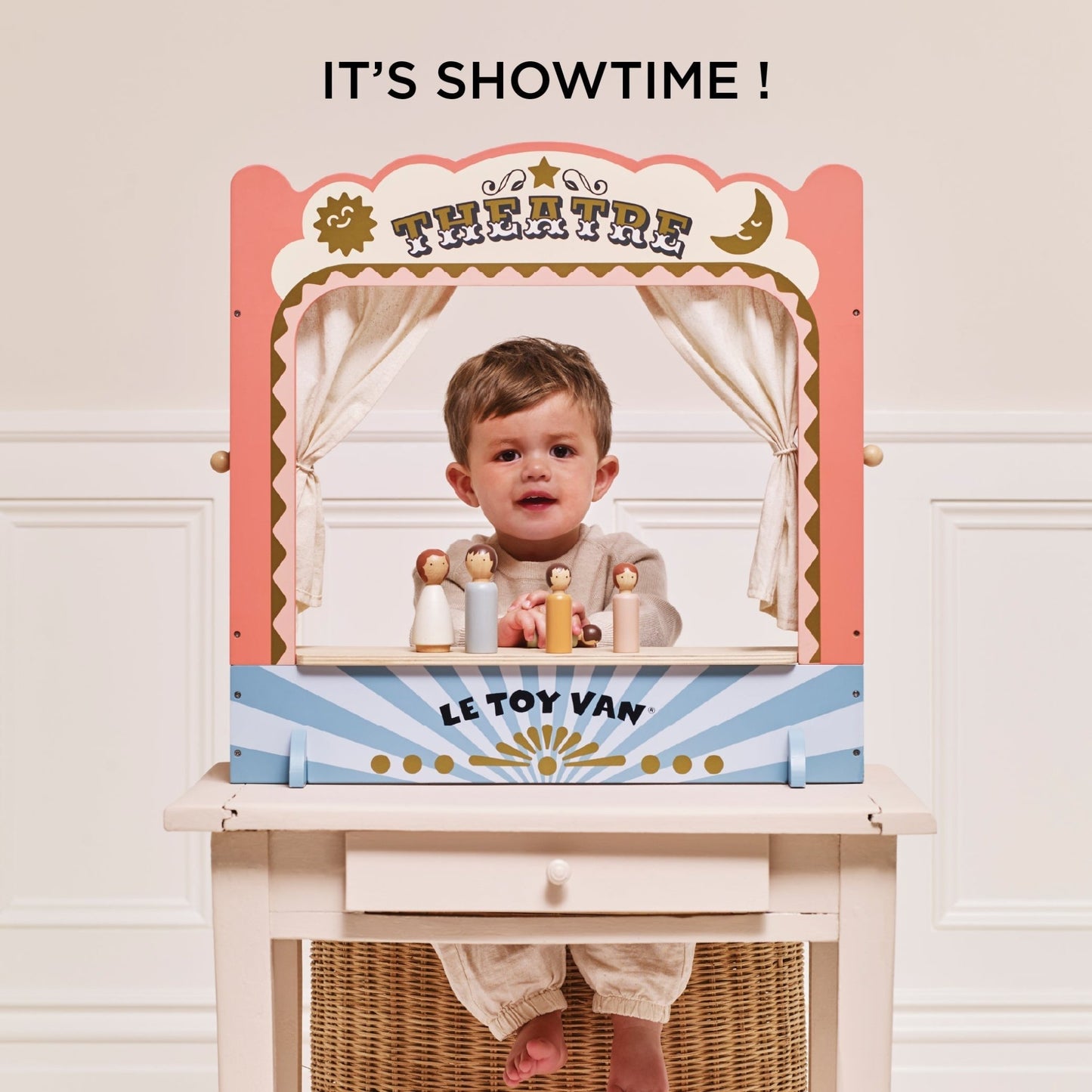 Tabletop Puppet Wooden Theatre - Toby Tiger UK