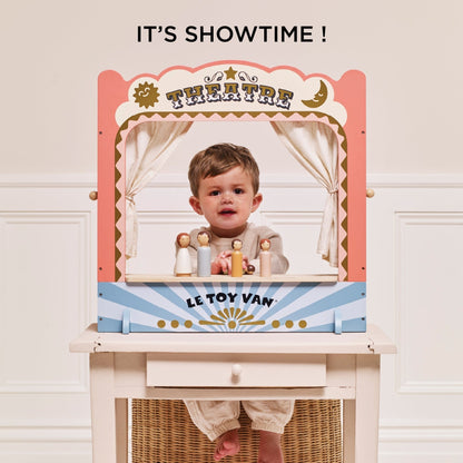 Tabletop Puppet Wooden Theatre - Toby Tiger UK