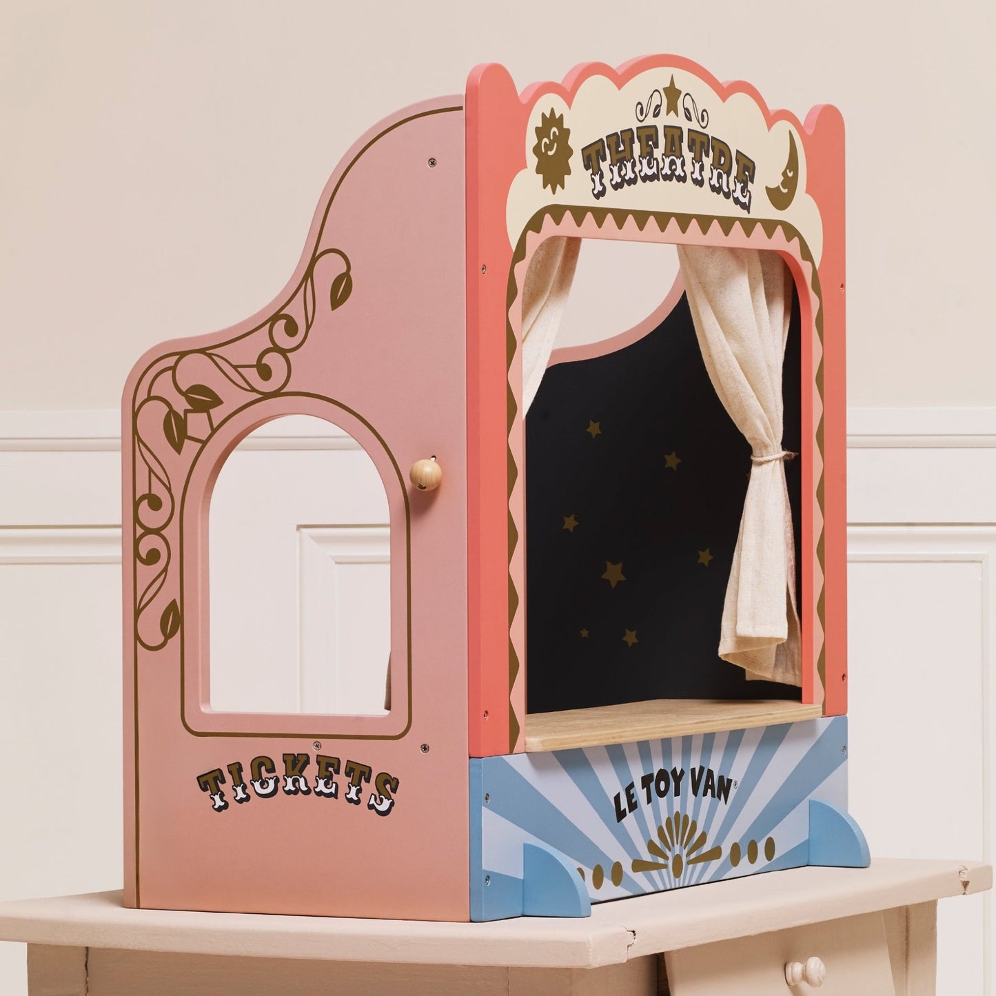 Tabletop Puppet Wooden Theatre - Toby Tiger UK
