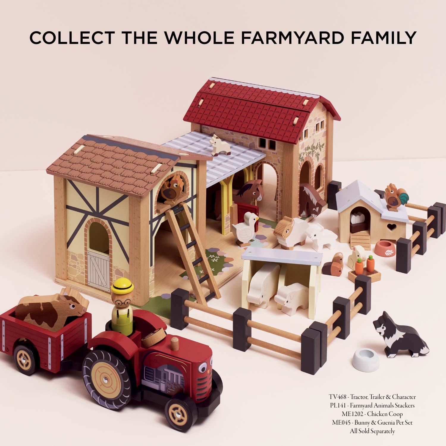 Wooden Farmyard Stables - Toby Tiger