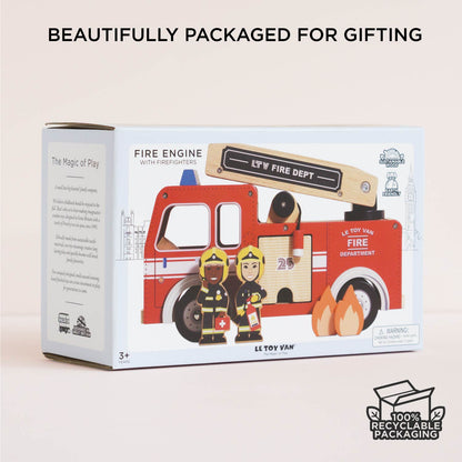 Toy Fire Engine & Characters - Toby Tiger UK