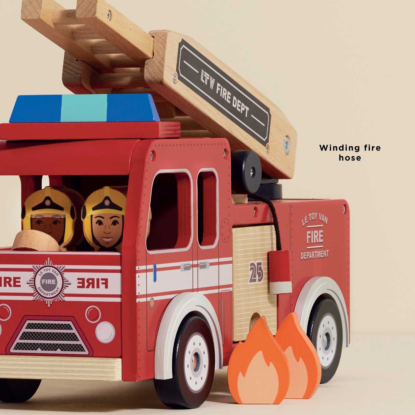 Toy Fire Engine & Characters - Toby Tiger