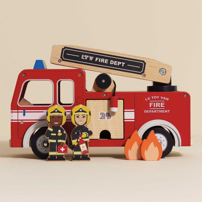Toy Fire Engine & Characters - Toby Tiger