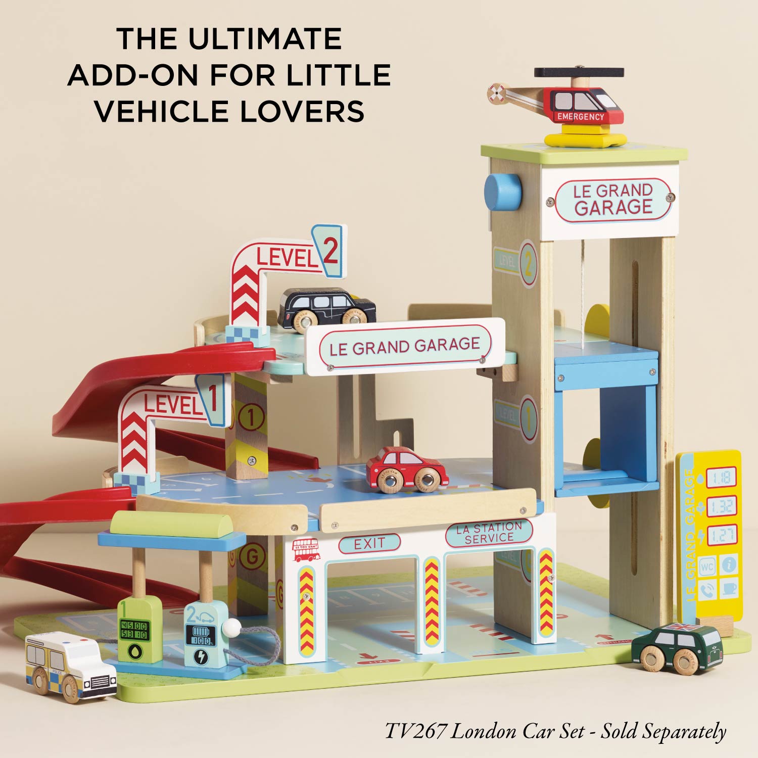Le Grand Wooden Garage - Toby Tiger UK