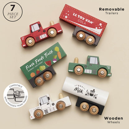 Wooden Trailer Truck Set - Toby Tiger UK