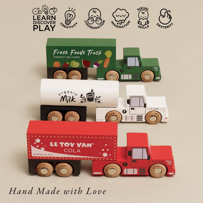 Wooden Trailer Truck Set - Toby Tiger UK