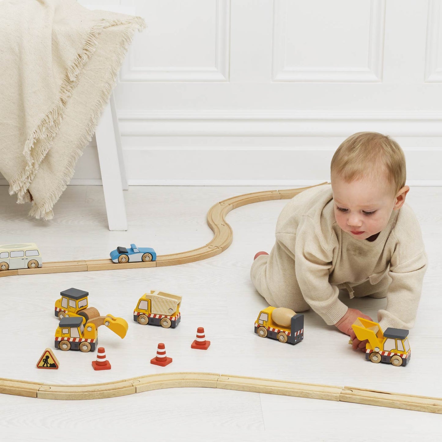 Construction Toy Cars, Trucks & Diggers Gift Set - Toby Tiger UK