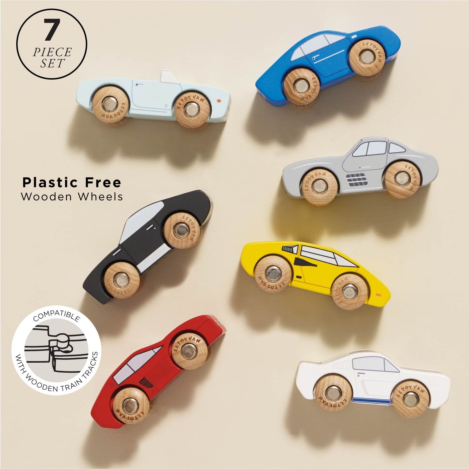 Classic Wooden Sports Car Gift Set - Toby Tiger UK