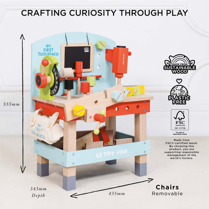 Wooden Tool Bench - Toby Tiger