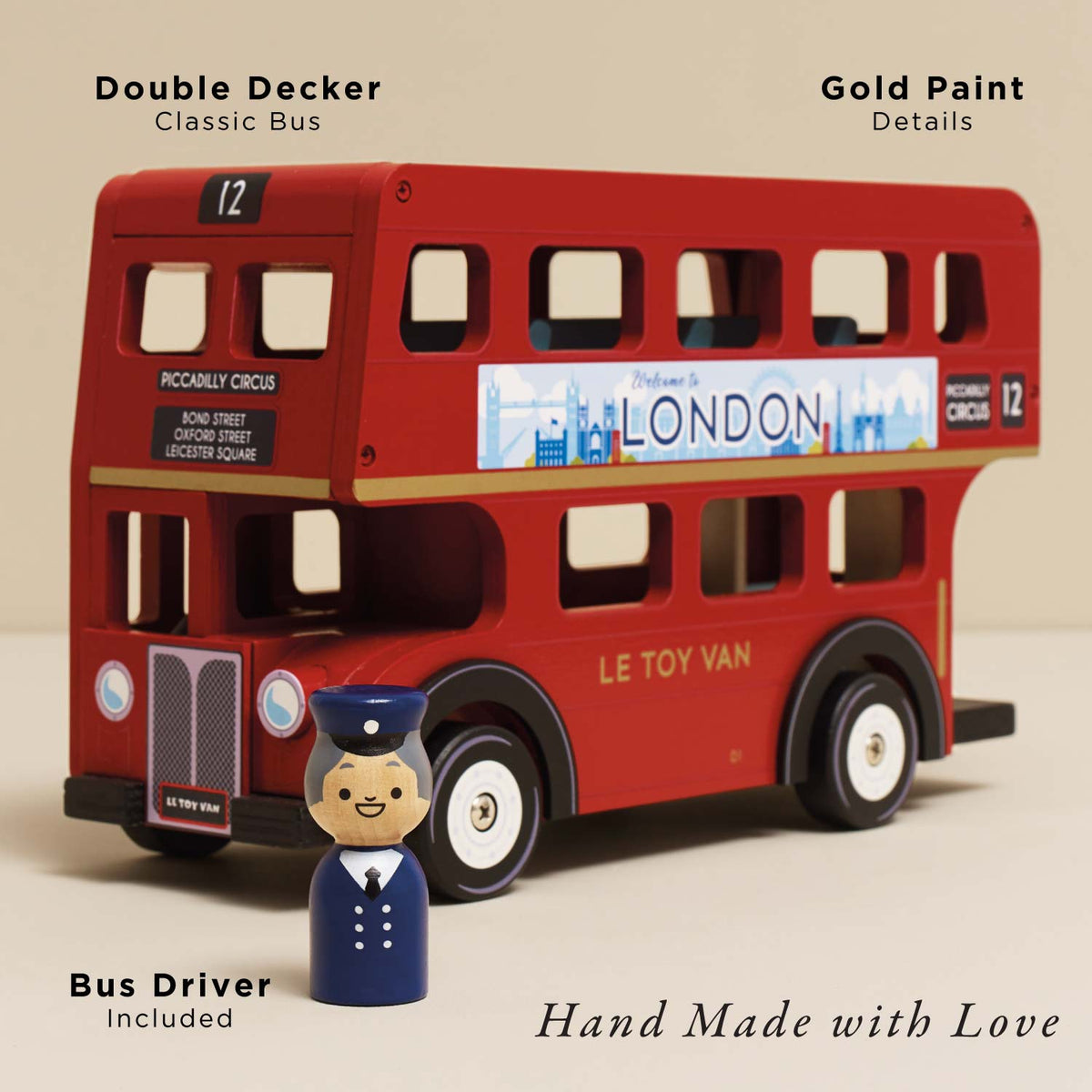 London Wooden Bus - Toby Tiger UK