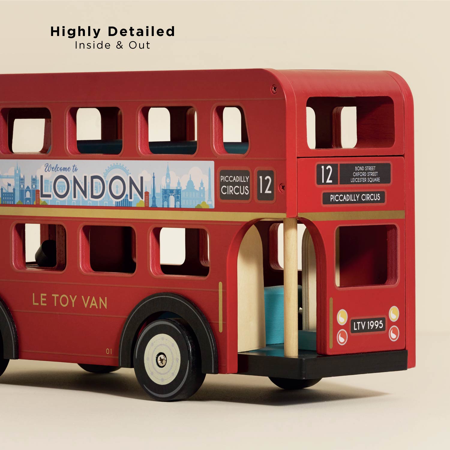 London Wooden Bus - Toby Tiger