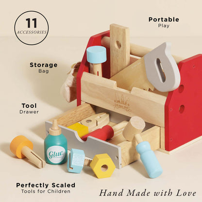 Tool Box & Wooden Tools - Toby Tiger UK