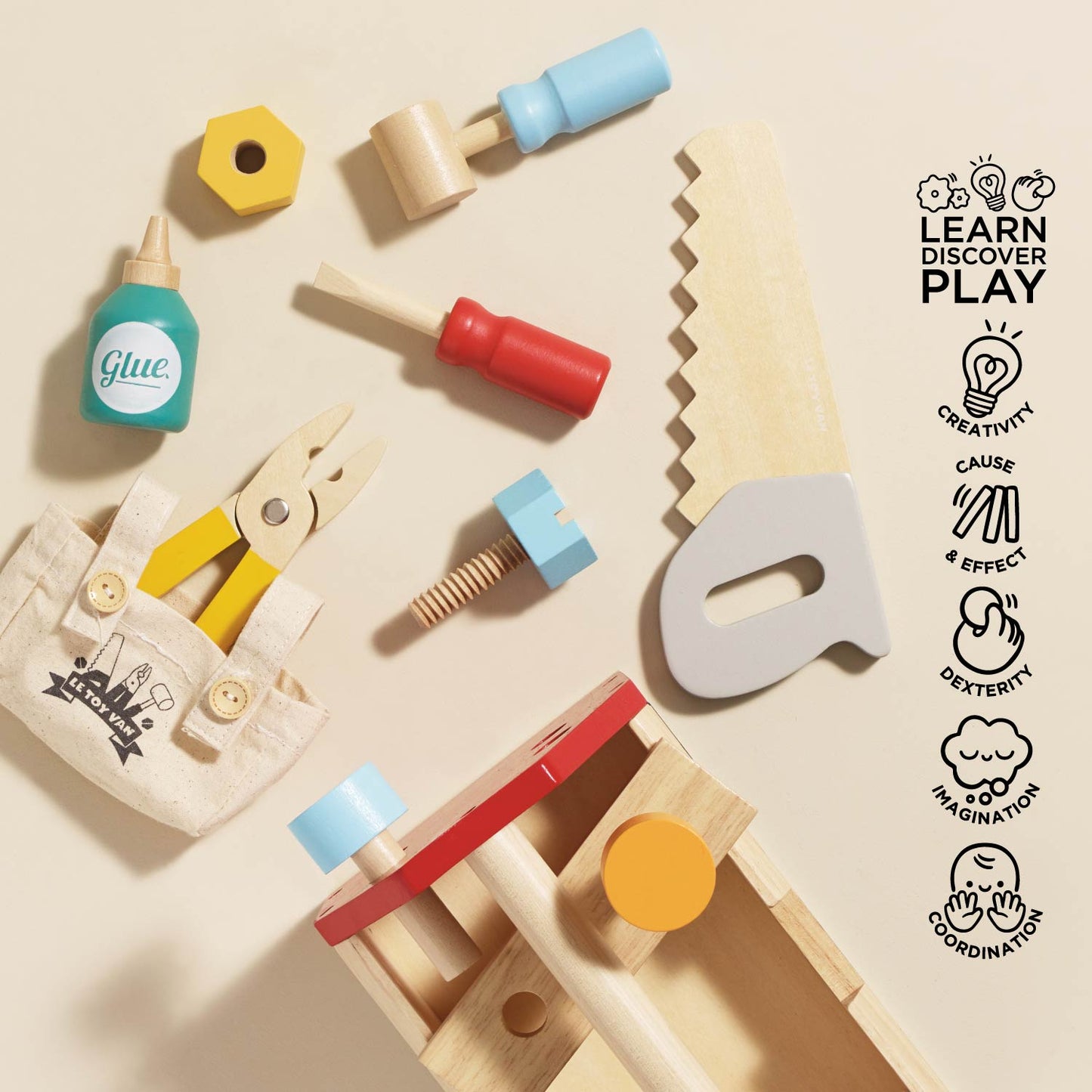 Tool Box & Wooden Tools - Toby Tiger UK