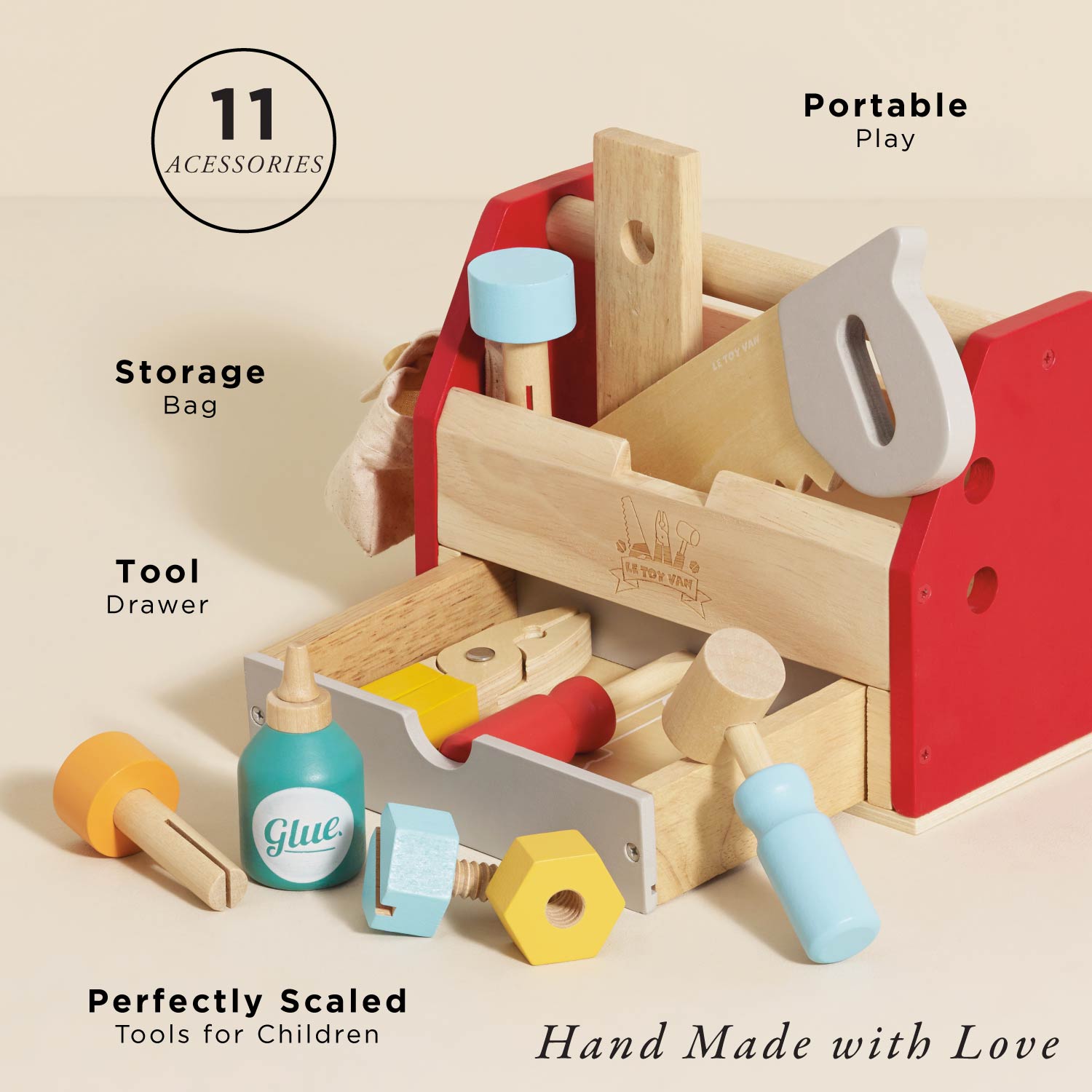 Tool Box & Wooden Tools - Toby Tiger UK